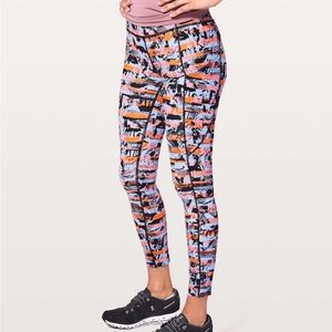 Colorful Abstract Print Leggings
